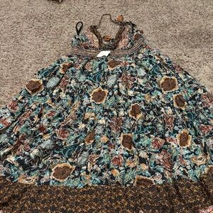 Free People Multicolor Floral Dress